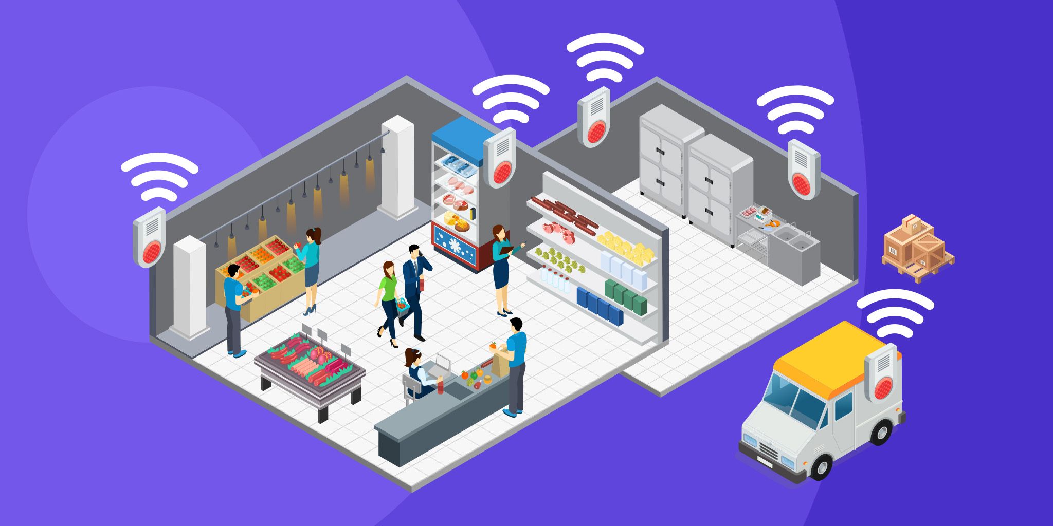 SmartSense Sensing-as-a-Service for Grocery Stores